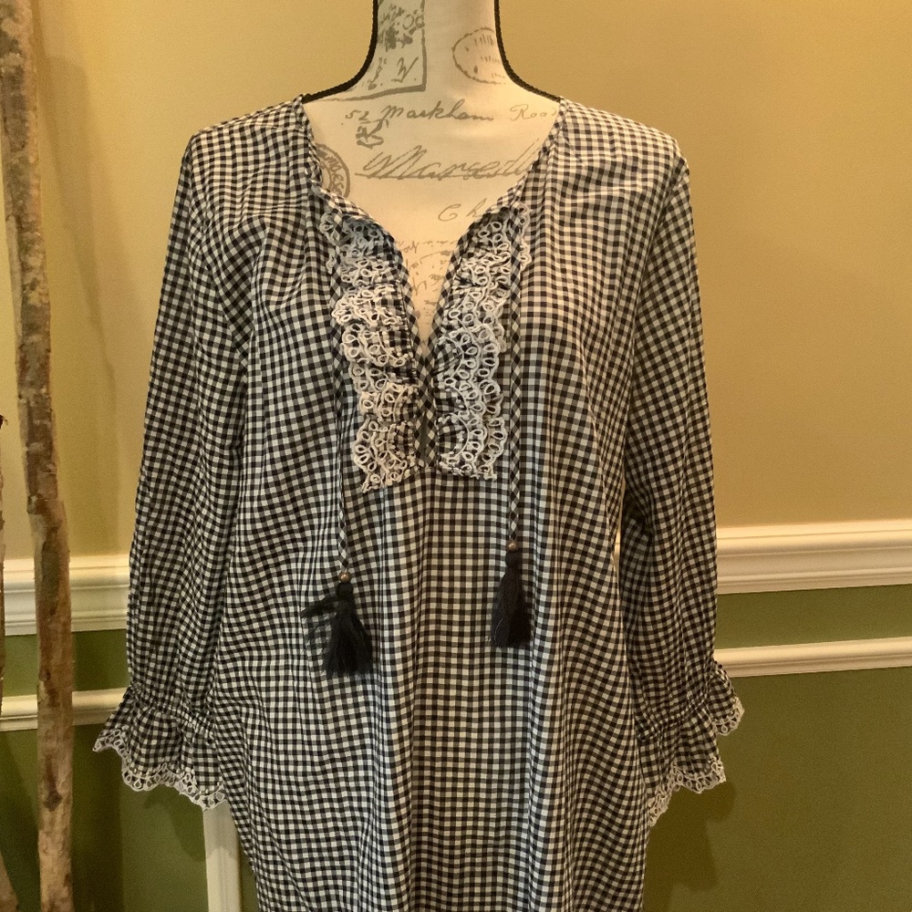 J Crew tunic top/coverup
